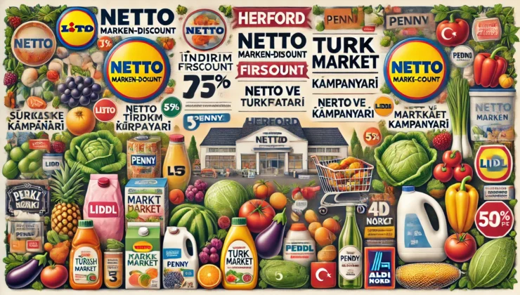Herford’da Bu Hafta Kaçırılmayacak İndirimler: Netto ve Türk Market Kampanyaları!